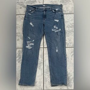 OLD NAVY Boyfriend Mid-Rise jeans.